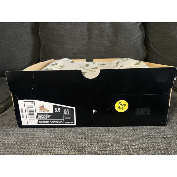 Under Armour UA Stellar G26" Mens Tactical Brown Hiking Boots Size 8.5 - Picture 7 of 7